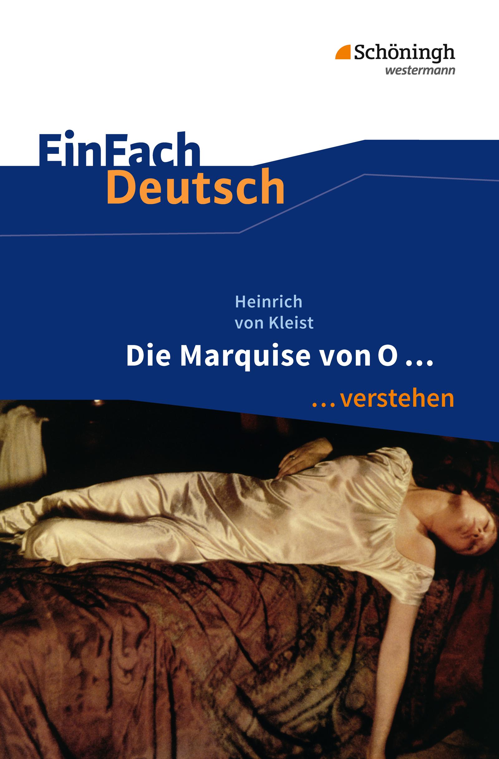 Vorderes Coverbild Die Marquise von O. EinFach Deutsch ...verstehen