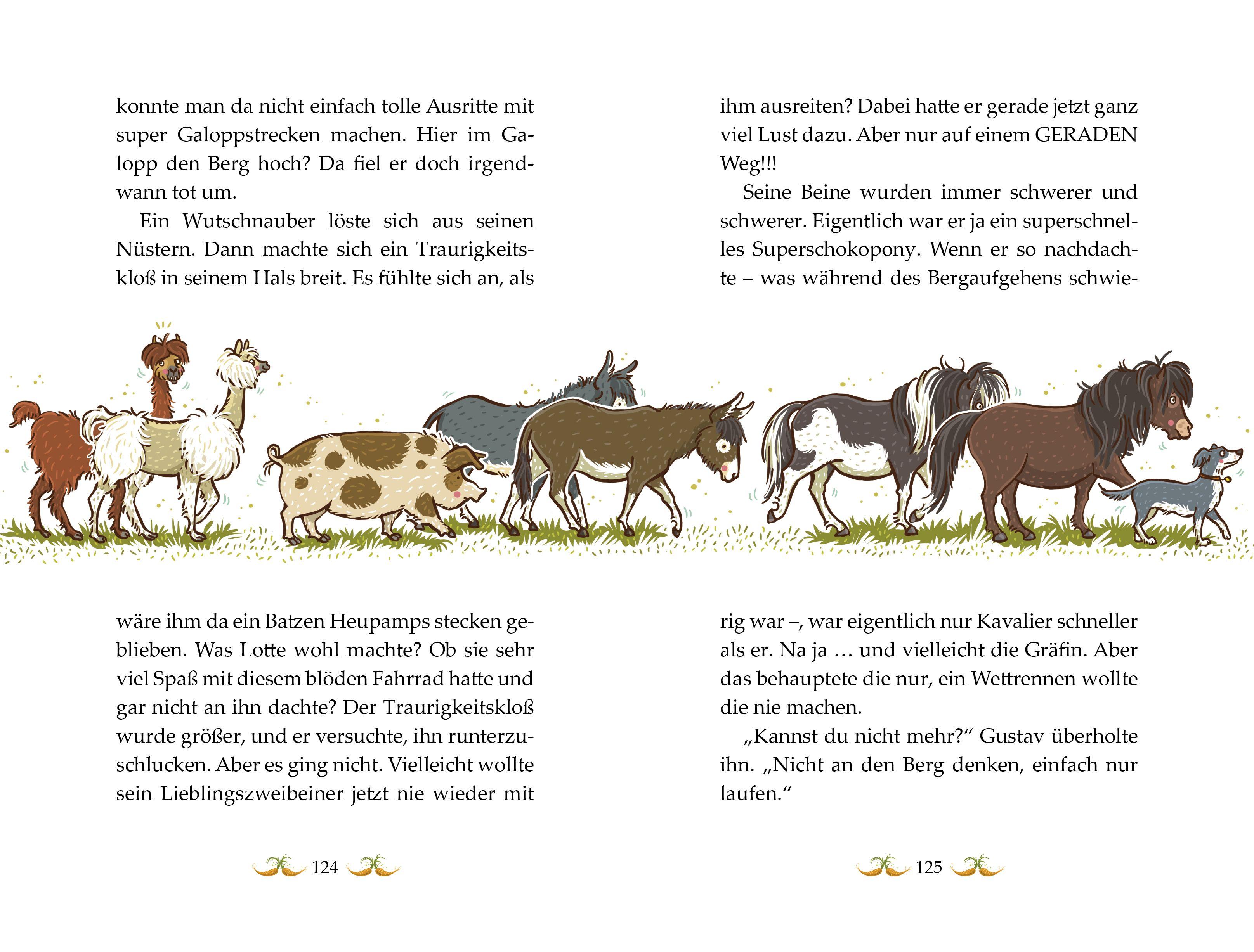 Beispielinhalt (Bild) Die Haferhorde 07. Huf über Kopf