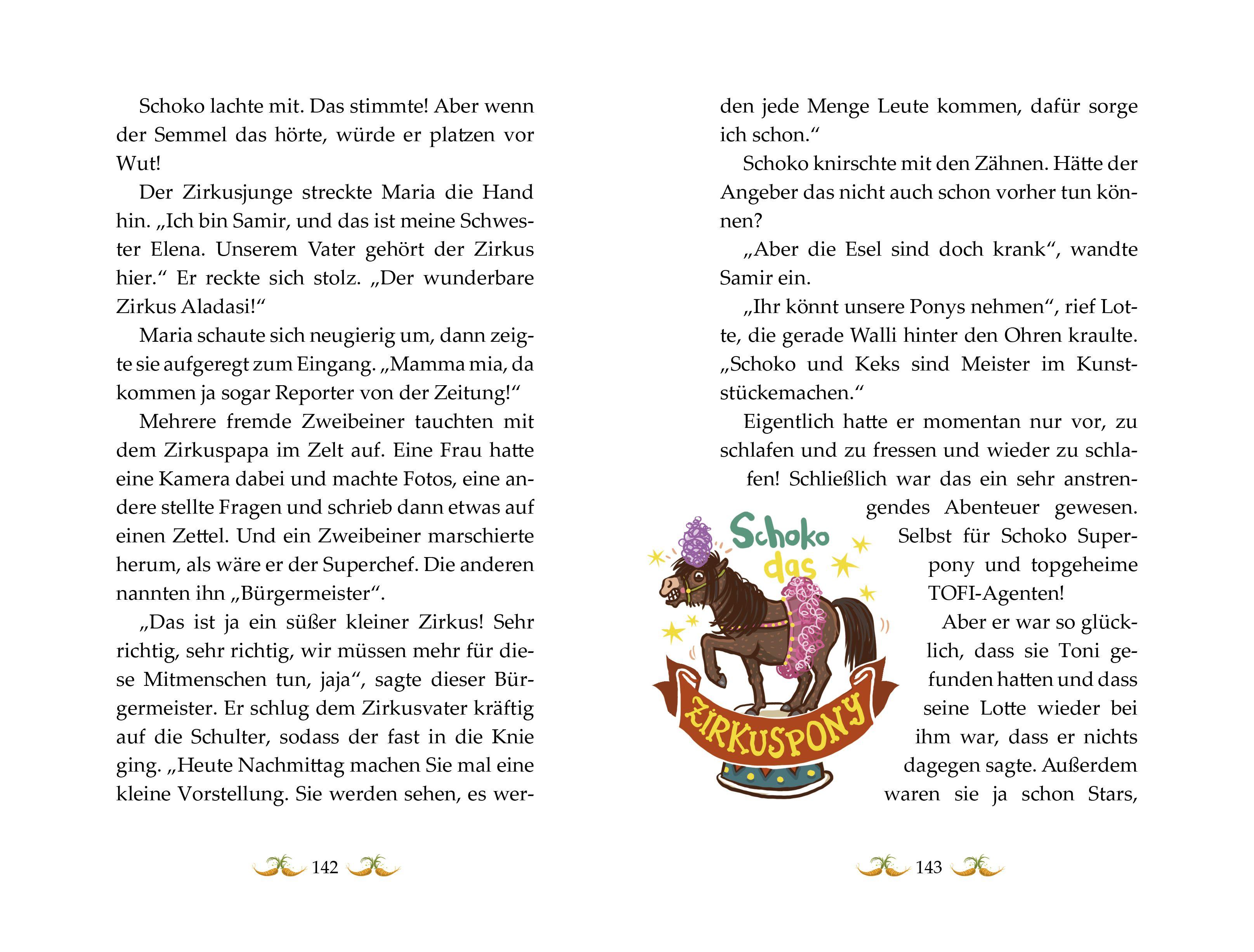 Beispielinhalt (Bild) Die Haferhorde 07. Huf über Kopf