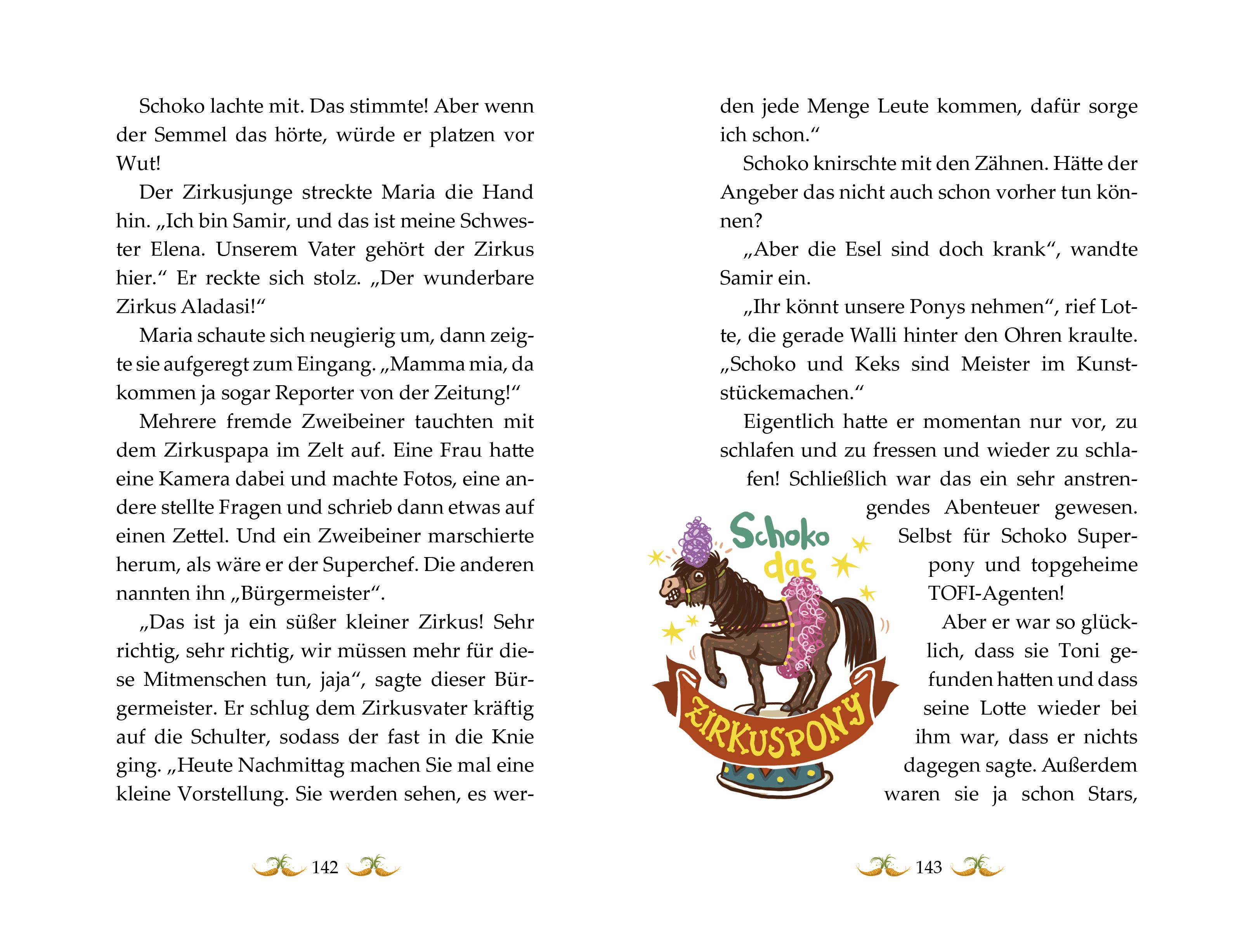 Beispielinhalt (Bild) Die Haferhorde 07. Huf über Kopf