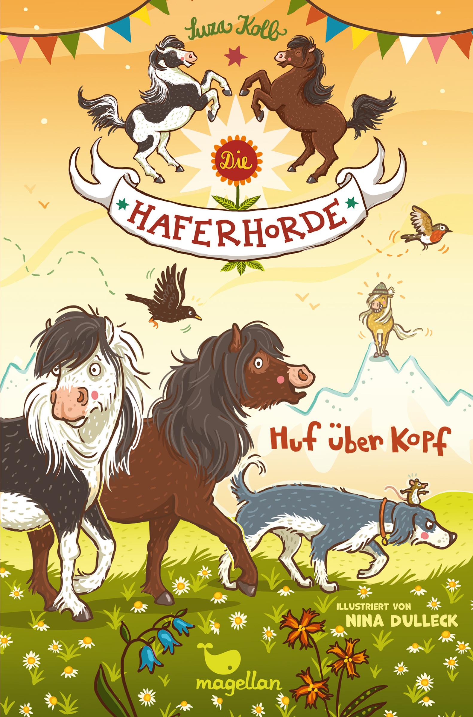 Vorderes Coverbild Die Haferhorde 07. Huf über Kopf