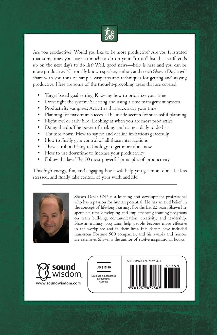 Rückseitencover Jumpstart Your Productivity