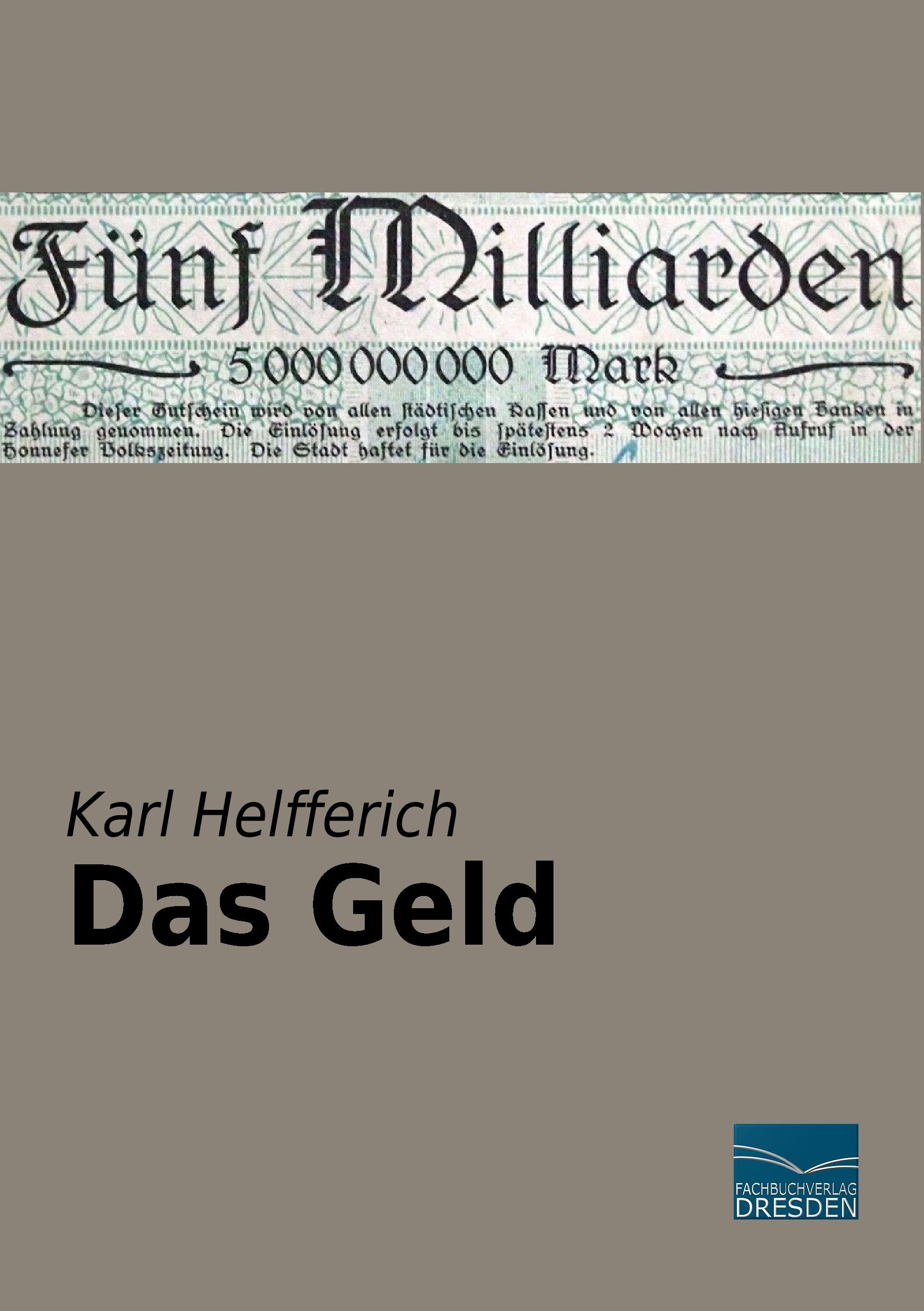 Vorderes Coverbild Das Geld