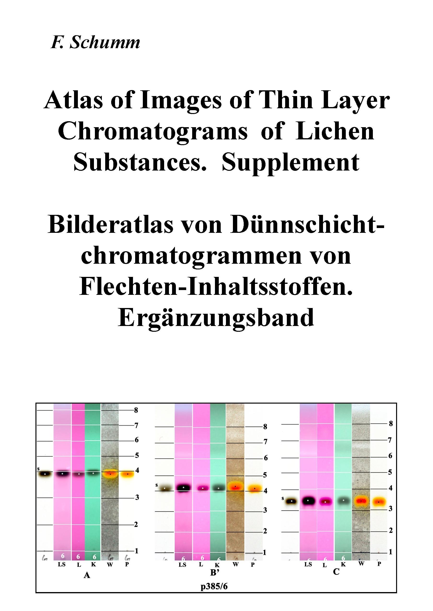 Vorderes Coverbild Atlas of Images of Thin Layer Chromatograms of Lichen Substances. Supplement