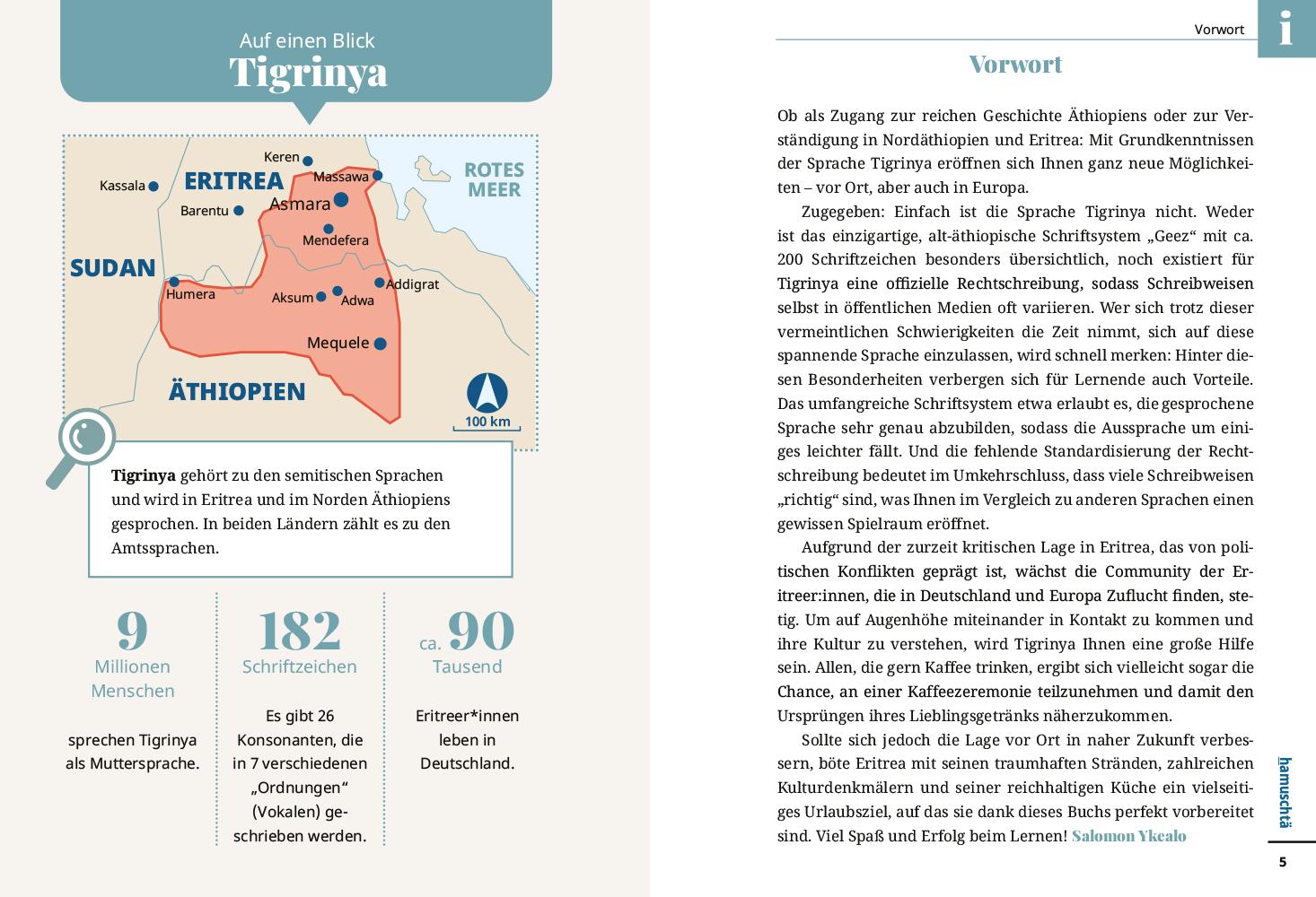 Beispielinhalt (Bild) Reise Know-How Tigrinya - Wort für Wort