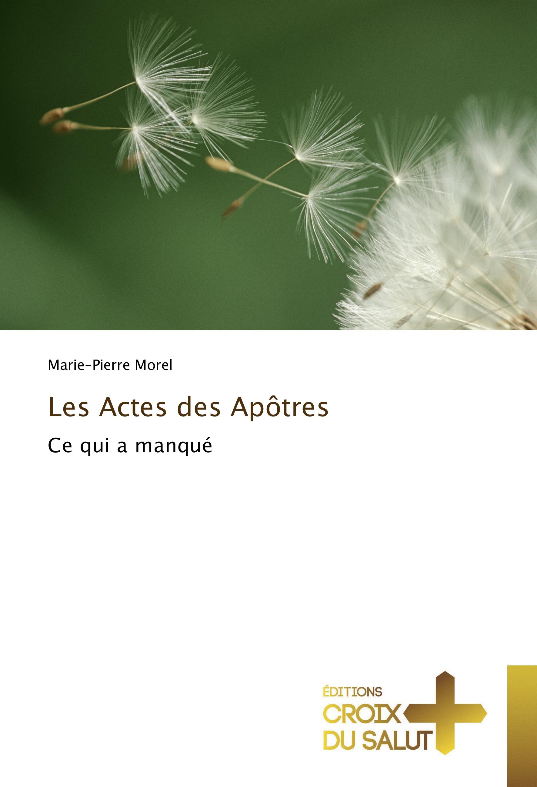 Vorderes Coverbild Les Actes des Apôtres