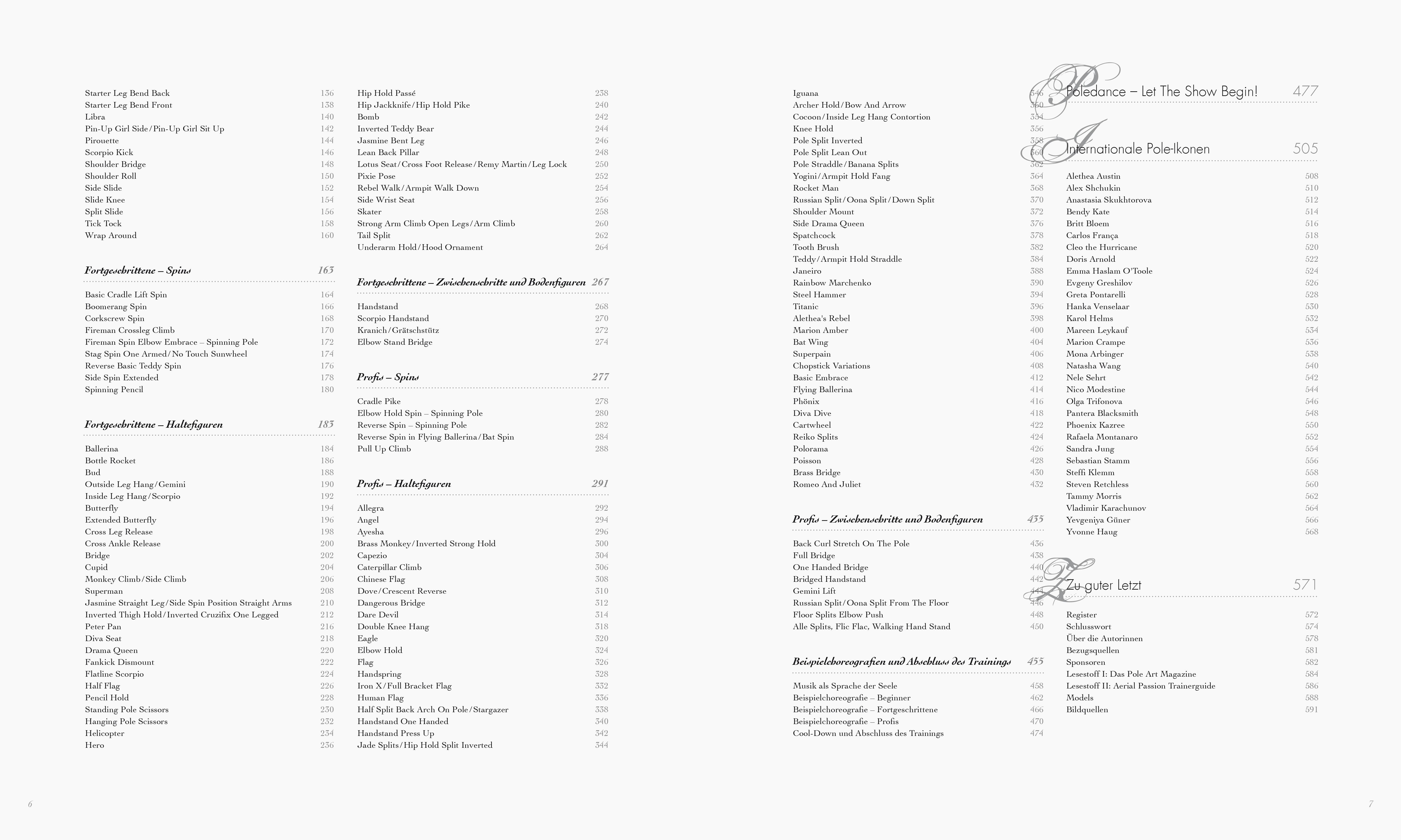 Beispielinhalt (Bild) Poledance Passion - Technik, Training, Leidenschaft