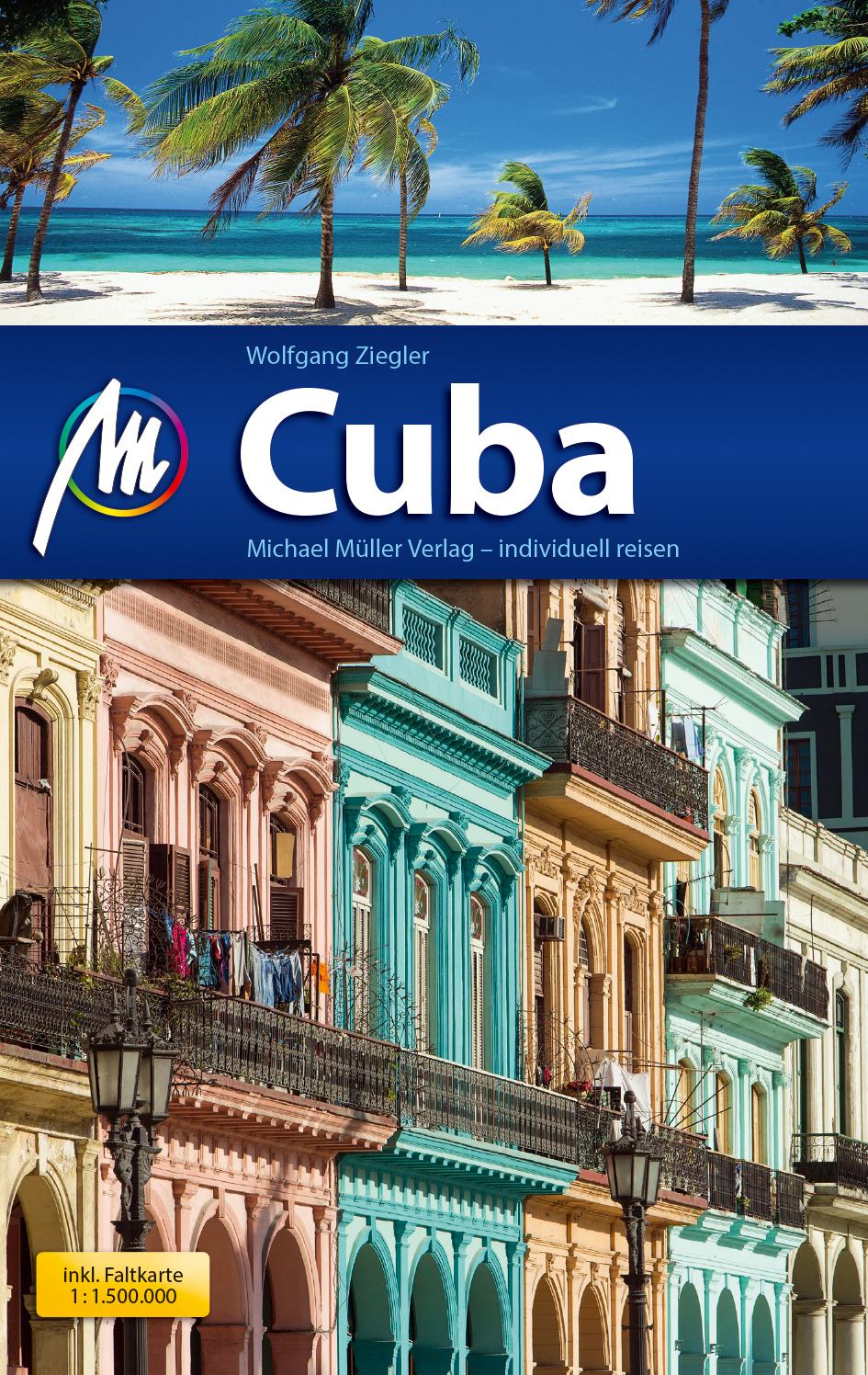 Vorderes Coverbild Cuba Reiseführer Michael Müller Verlag