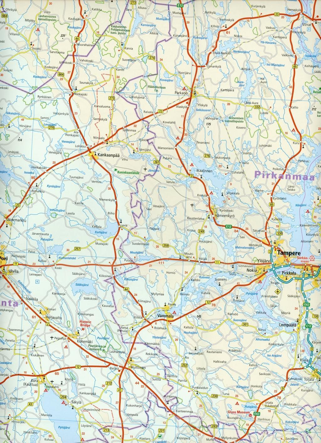 Beispielinhalt (Bild) Reise Know-How Landkarte Finnland, Süd 1:500.000