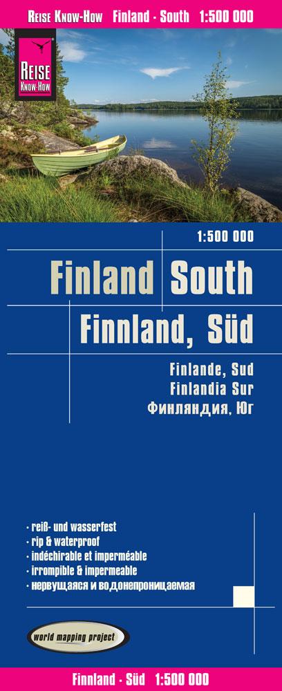 Vorderes Coverbild Reise Know-How Landkarte Finnland, Süd 1:500.000