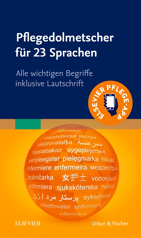 Vorderes Coverbild Pflegedolmetscher für 23 Sprachen