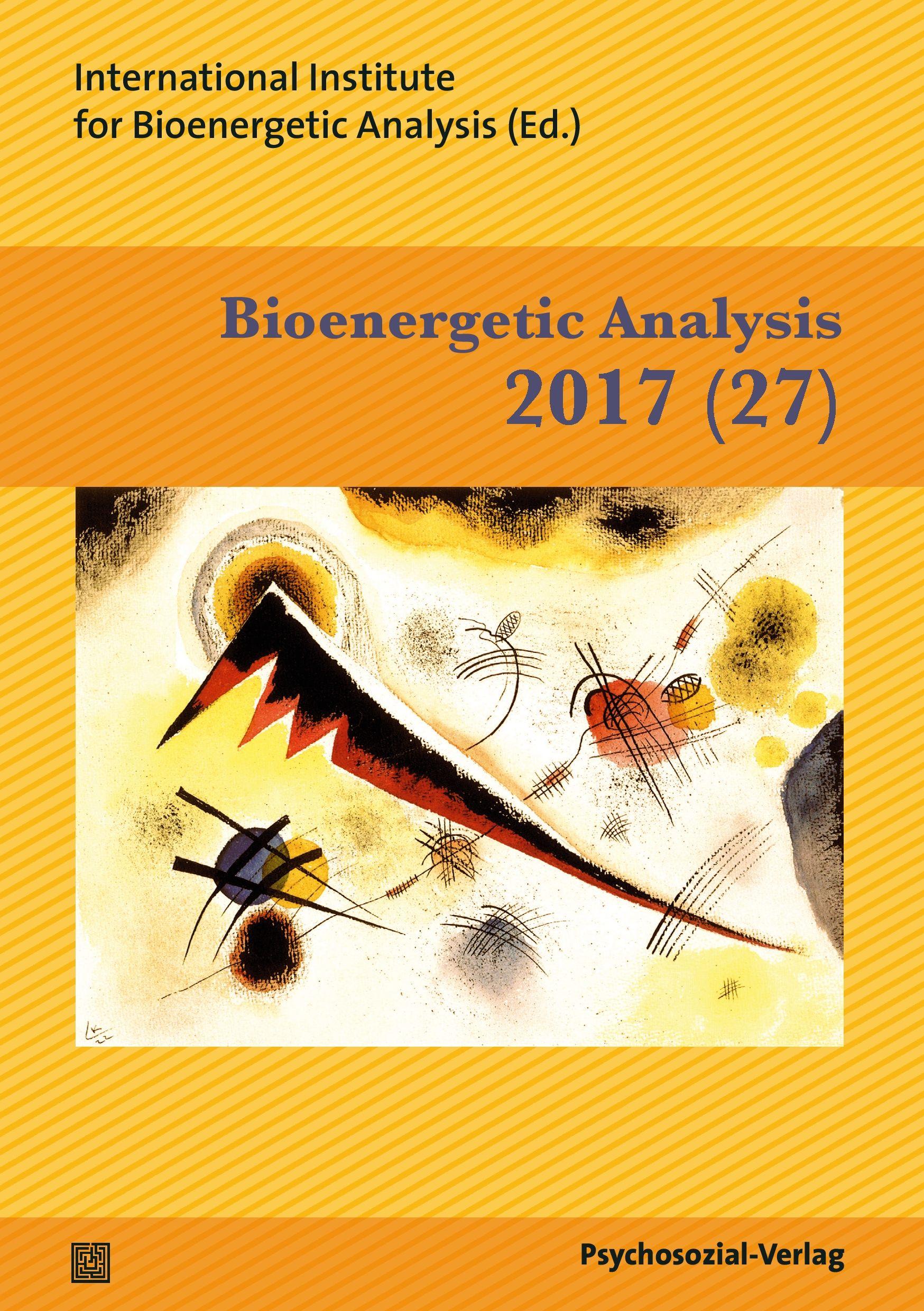 Vorderes Coverbild Bioenergetic Analysis