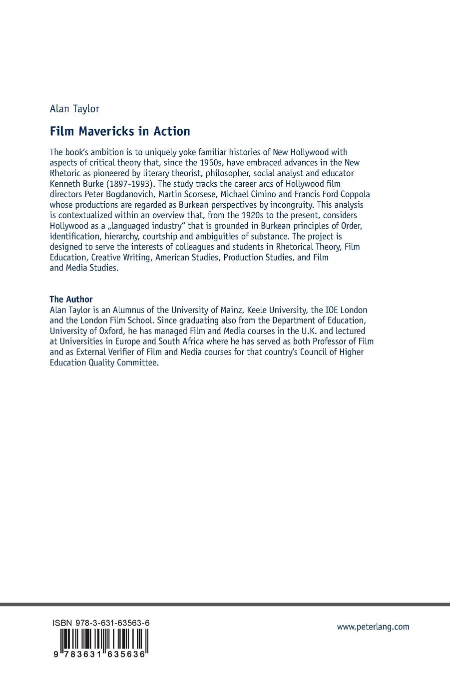 Rückseitencover Film Mavericks in Action