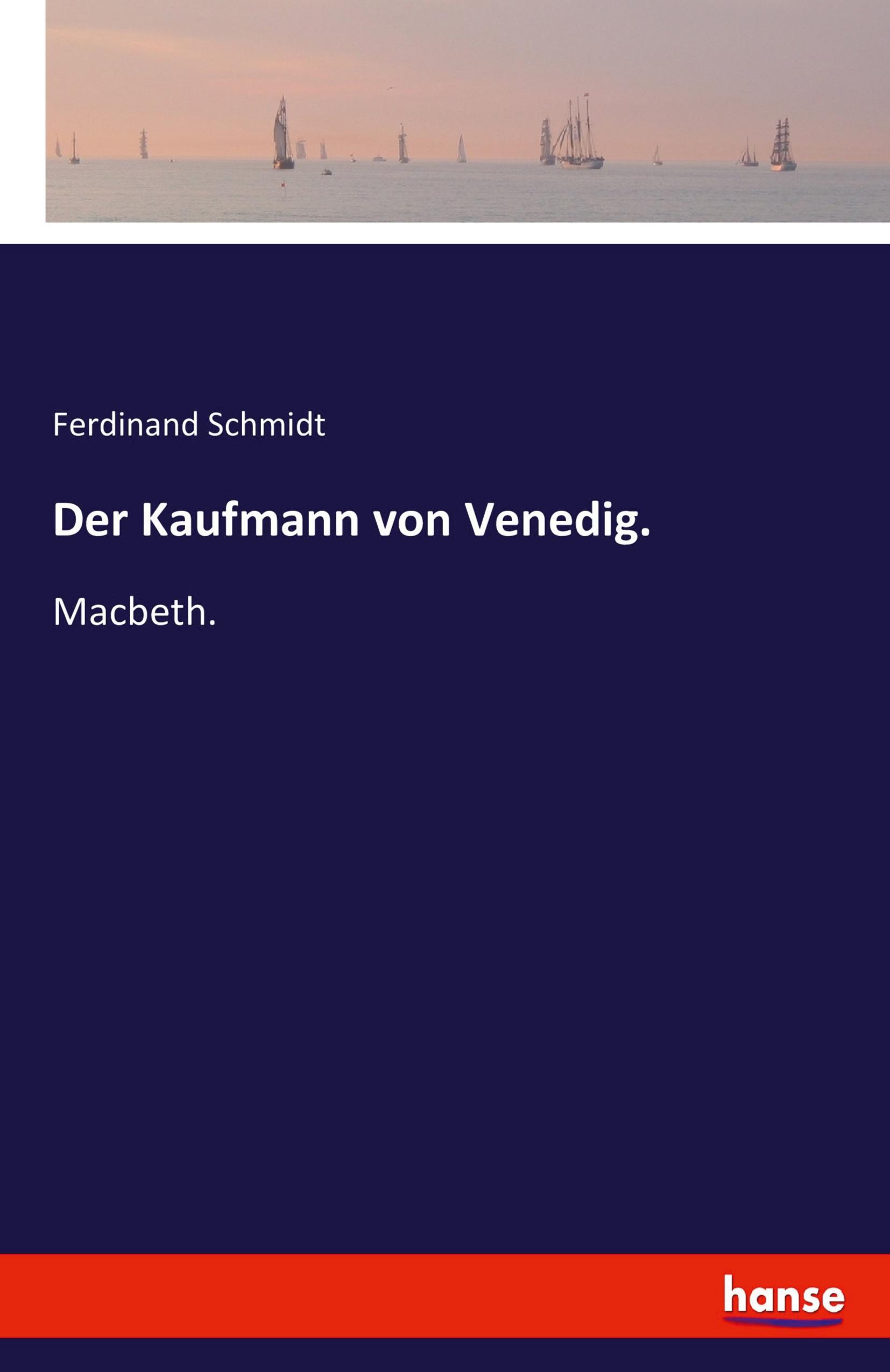 Vorderes Coverbild Der Kaufmann von Venedig.