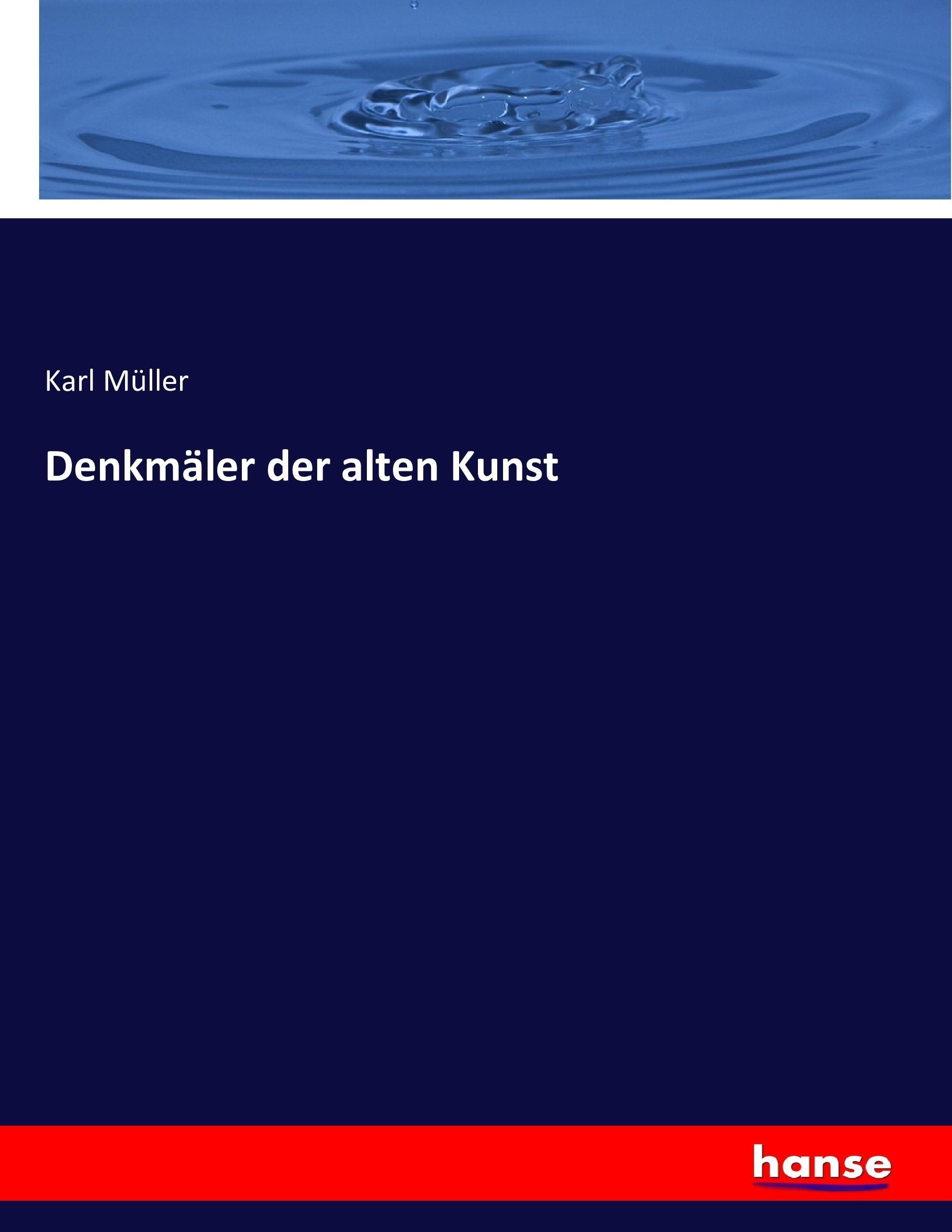 Vorderes Coverbild Denkmäler der alten Kunst