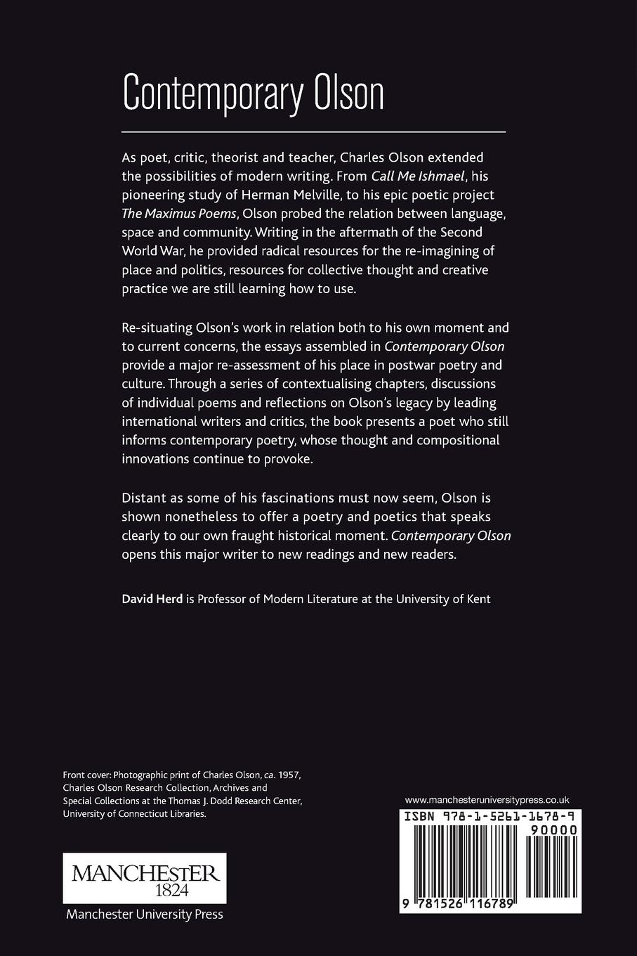 Rückseitencover Contemporary Olson