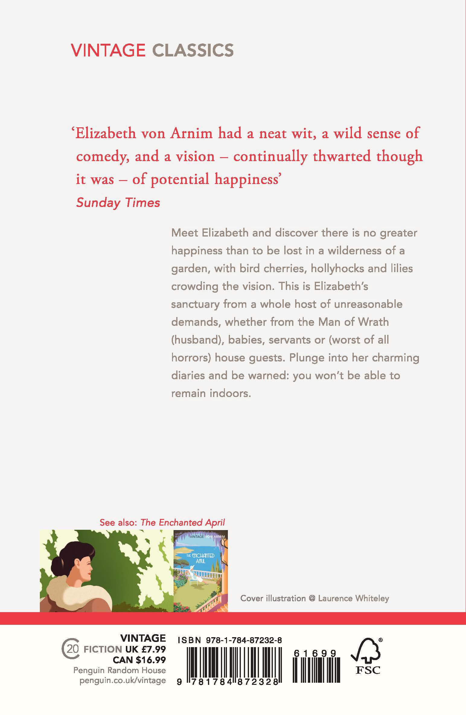 Rückseitencover Elizabeth and her German Garden