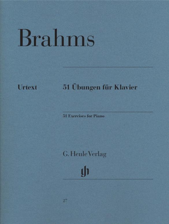 Vorderes Coverbild Brahms, Johannes - 51 Übungen für Klavier