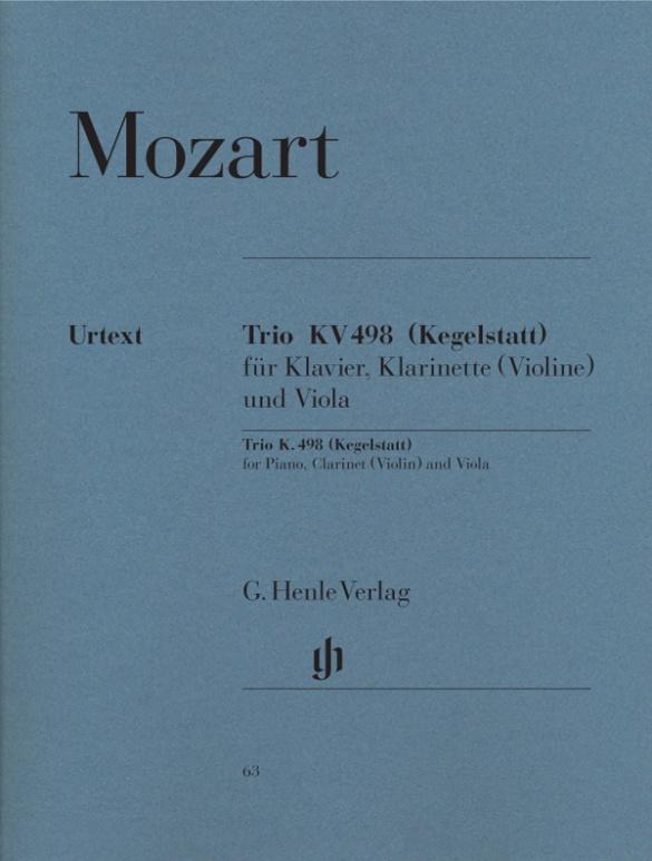 Vorderes Coverbild Mozart, Wolfgang Amadeus - Trio Es-Dur KV 498 (Kegelstatt)