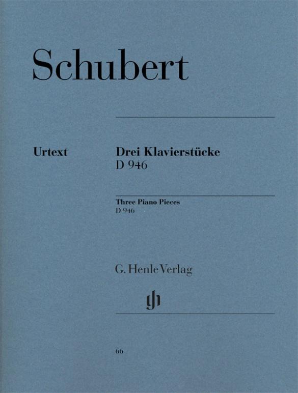 Vorderes Coverbild Schubert, Franz - 3 Klavierstücke (Impromptus) op. post. D 946