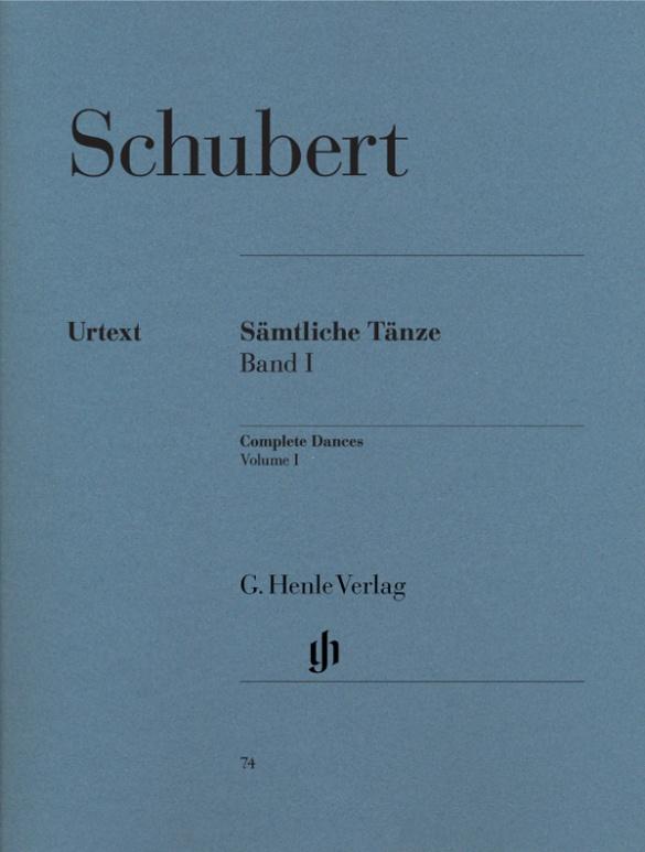 Vorderes Coverbild Schubert, Franz - Sämtliche Tänze, Band I