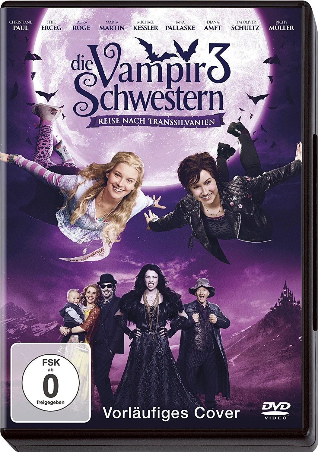 Vorderes Coverbild Die Vampirschwestern 3 - Reise nach Transsilvanien