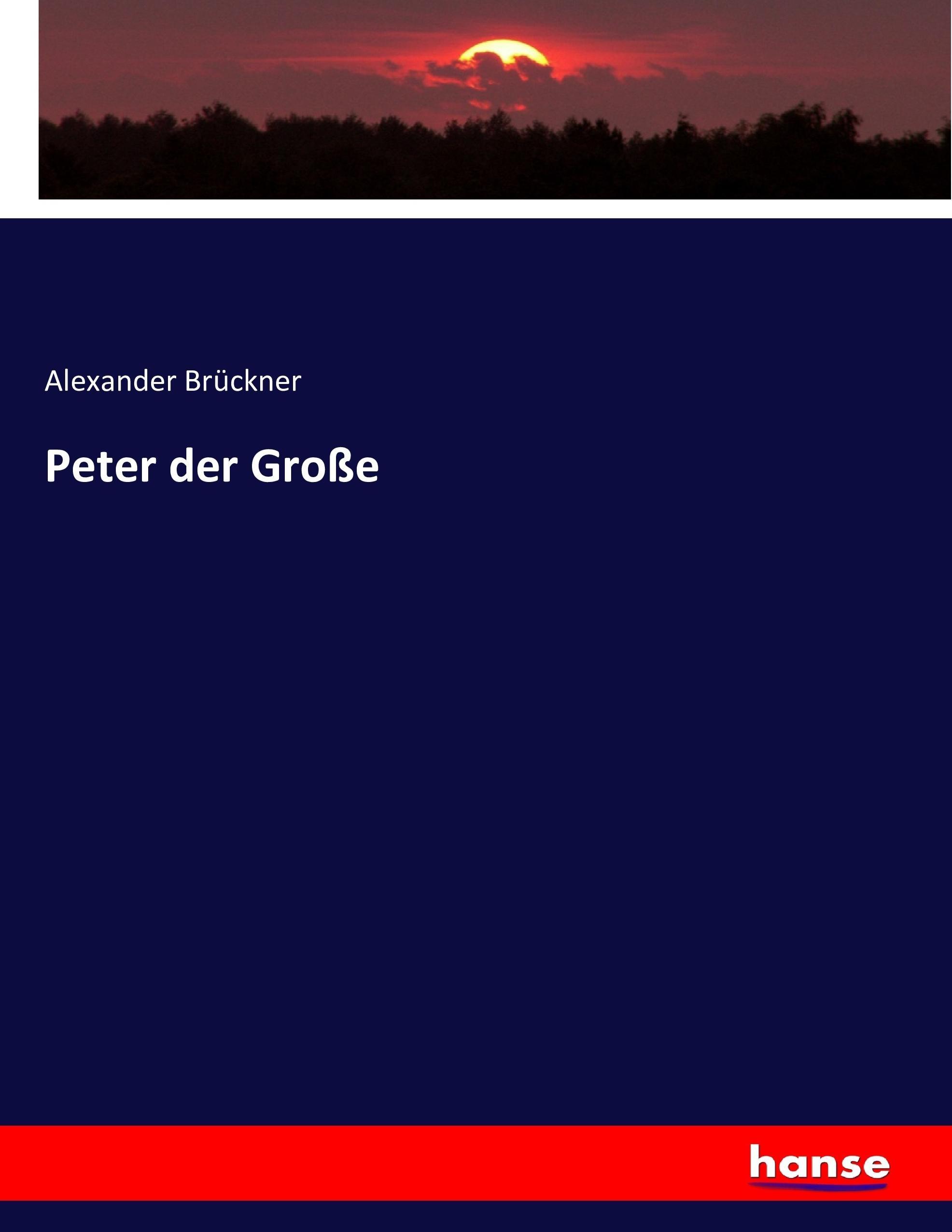Vorderes Coverbild Peter der Große