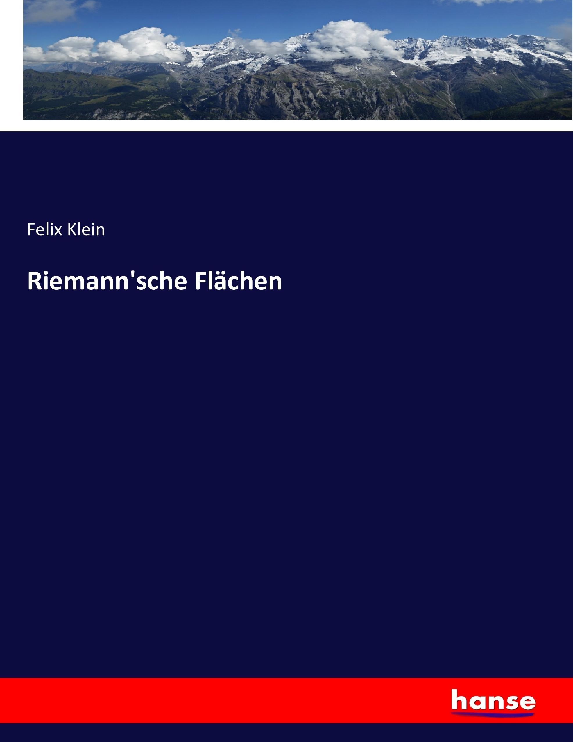 Vorderes Coverbild Riemann'sche Flächen