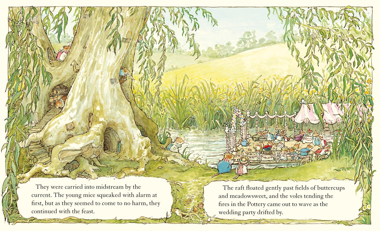 Beispielinhalt (Bild) A Year in Brambly Hedge