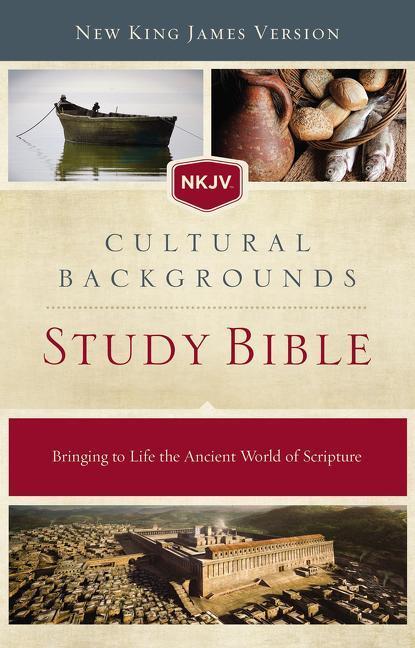 Vorderes Coverbild NKJV, Cultural Backgrounds Study Bible, Hardcover, Red Letter Edition