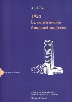 Vorderes Coverbild 1923, la construcción funcional moderna