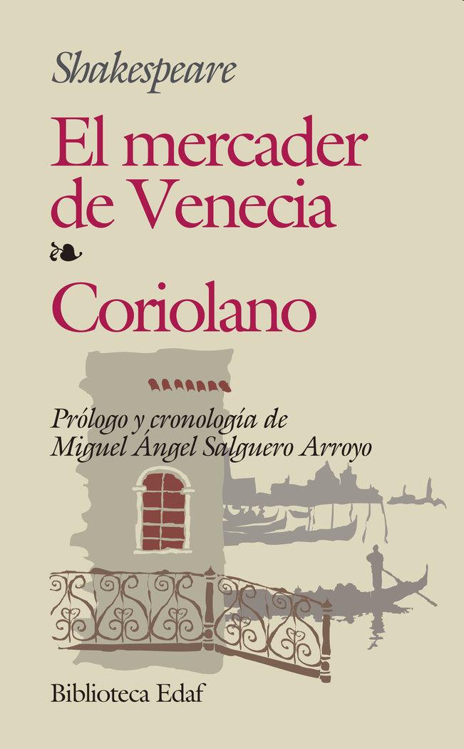 Vorderes Coverbild El mercader de Venecia ; Coriolano