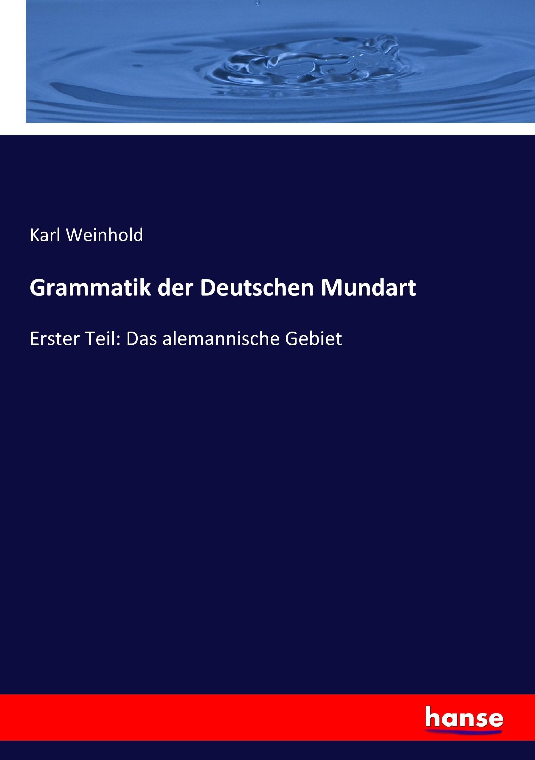 Vorderes Coverbild Grammatik der Deutschen Mundart