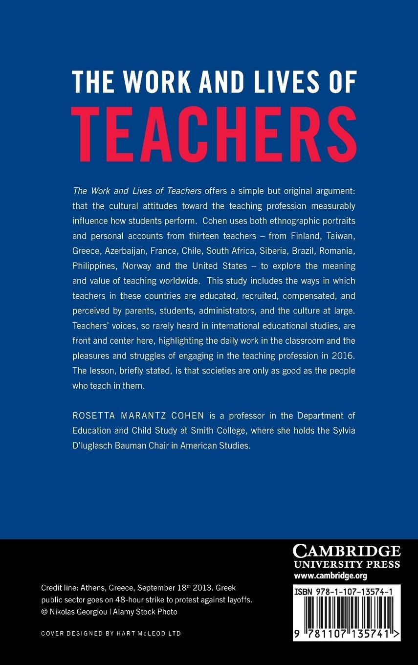 Rückseitencover The Work and Lives of Teachers
