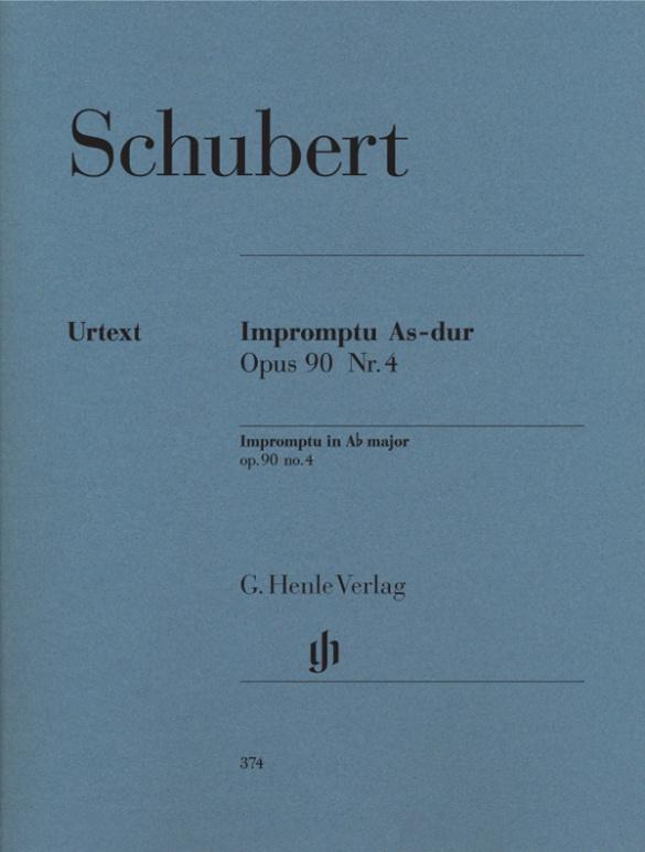 Vorderes Coverbild Schubert, Franz - Impromptu As-dur op. 90 Nr. 4 D 899
