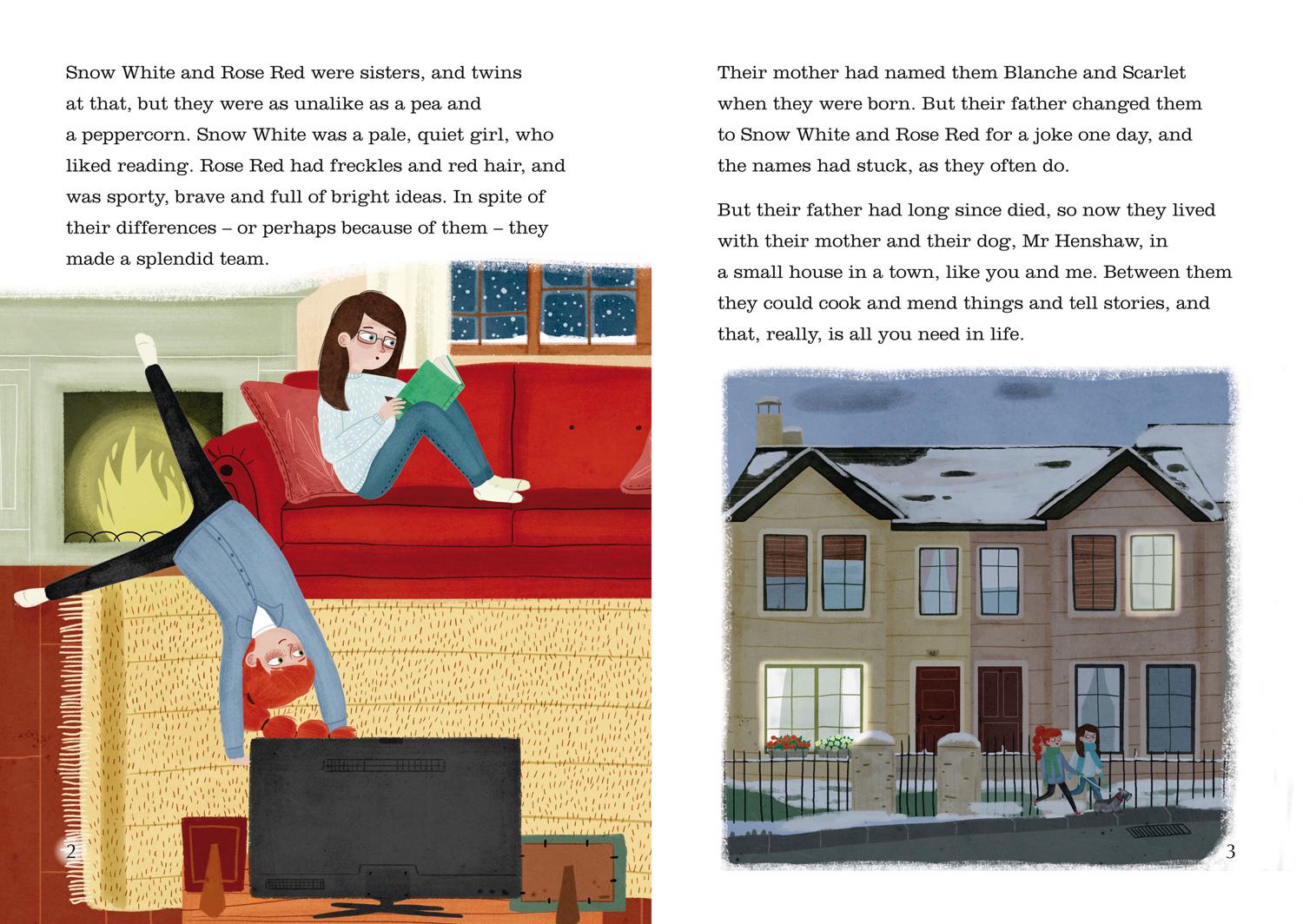 Beispielinhalt (Bild) Snow White and Rose Red