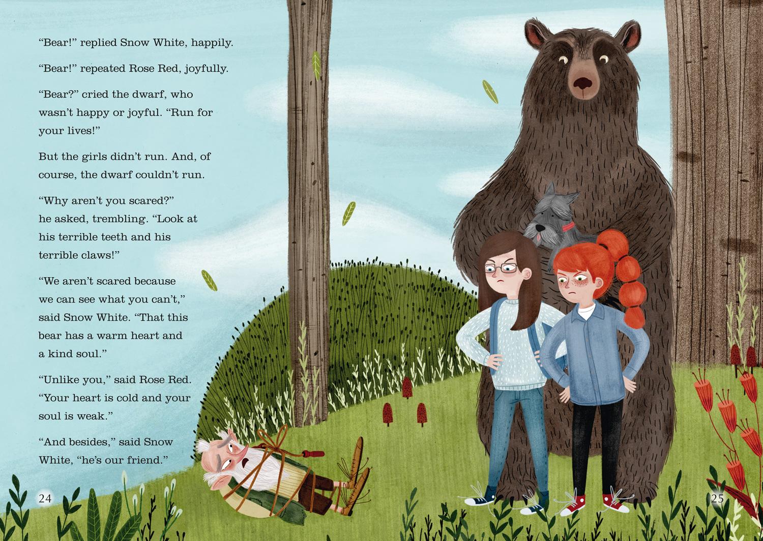 Beispielinhalt (Bild) Snow White and Rose Red