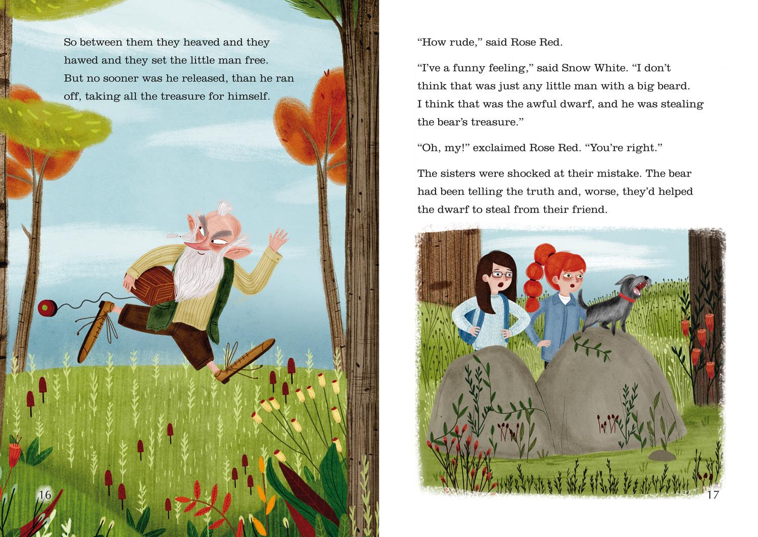 Beispielinhalt (Bild) Snow White and Rose Red