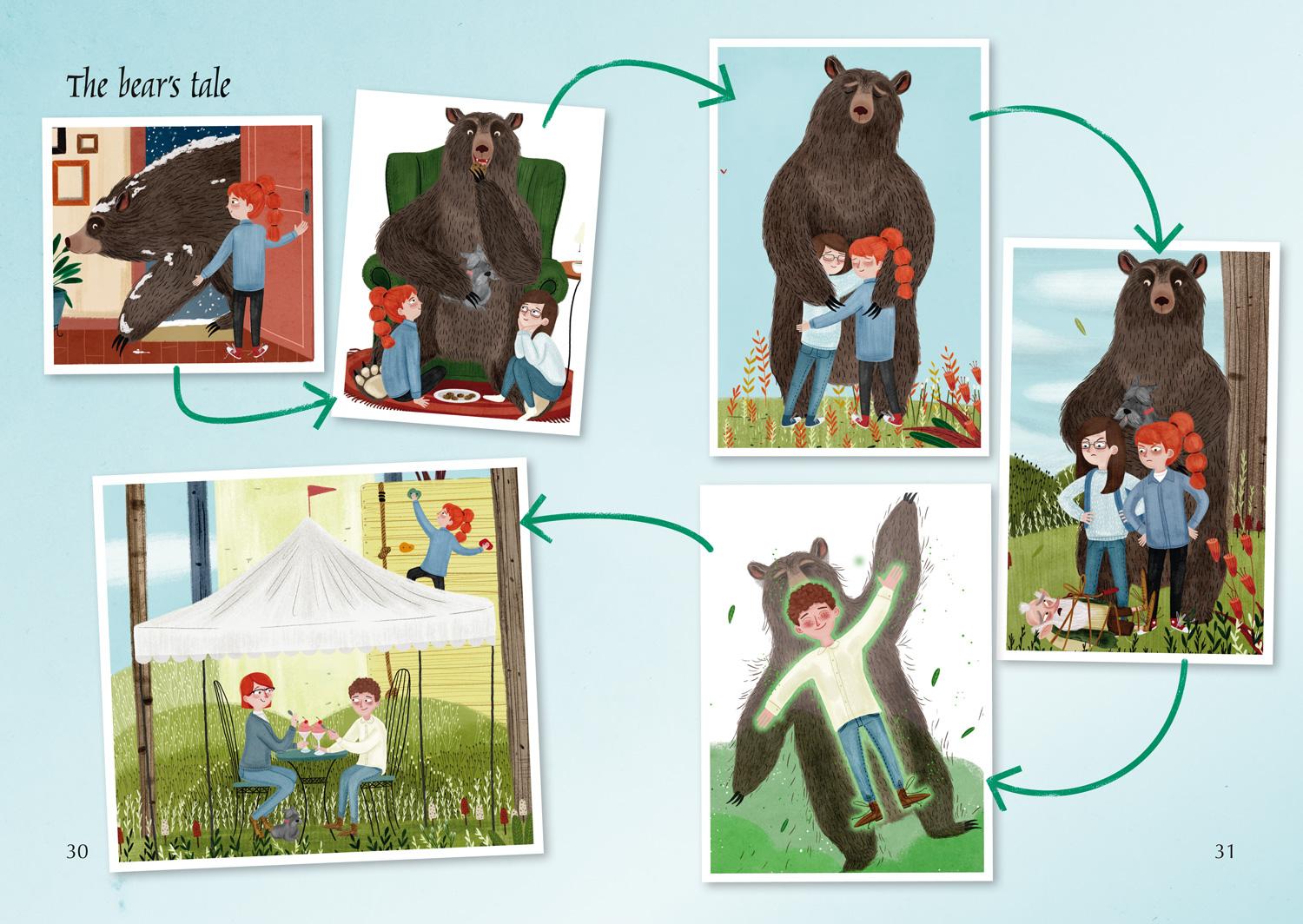 Beispielinhalt (Bild) Snow White and Rose Red