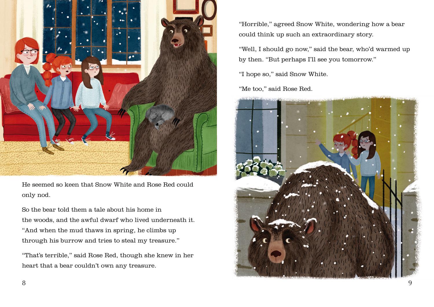 Beispielinhalt (Bild) Snow White and Rose Red