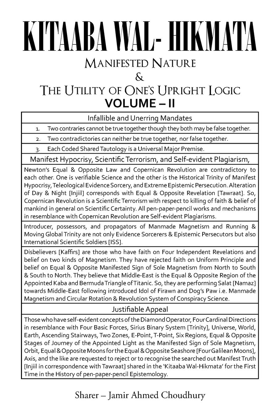 Vorderes Coverbild Kitaaba Wal-Hikmata