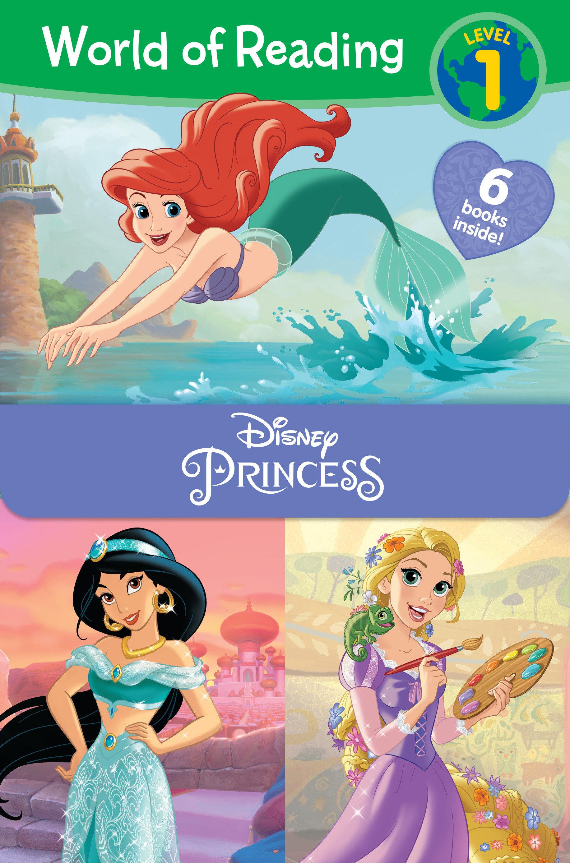 Vorderes Coverbild World of Reading Disney Princess Level 1 Boxed Set