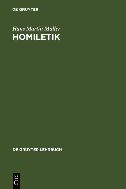 Vorderes Coverbild Homiletik