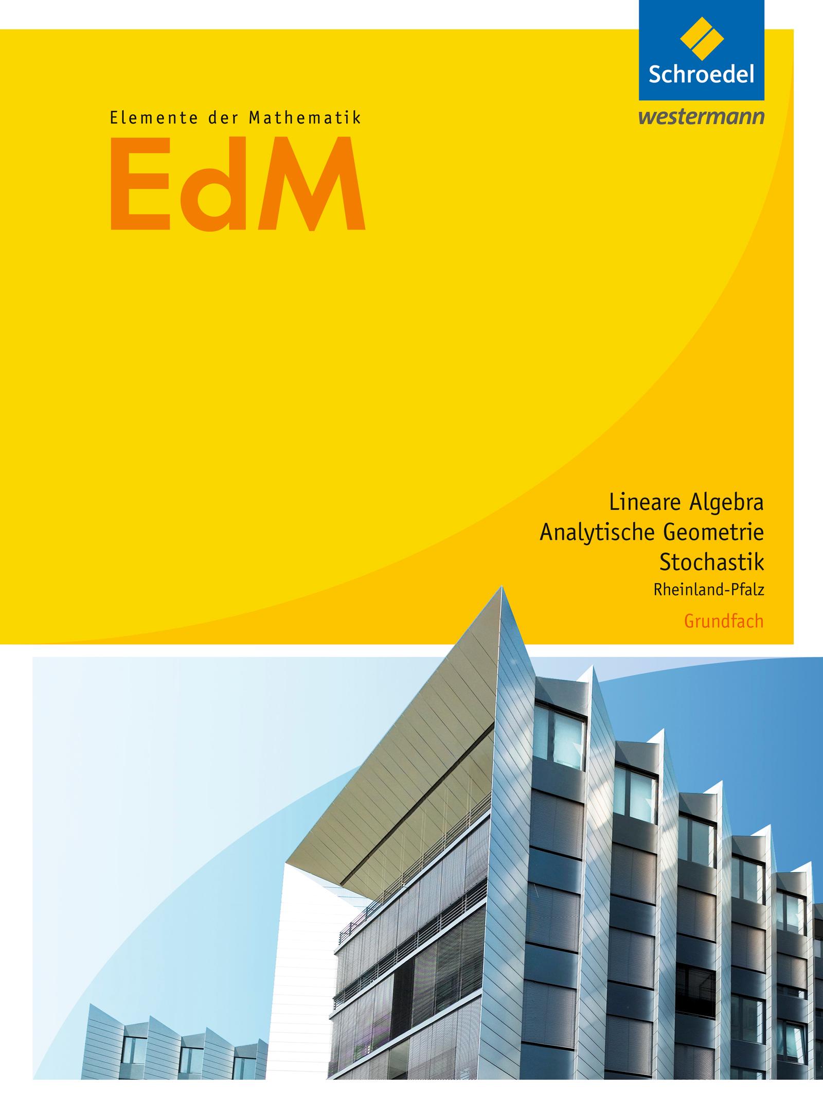 Vorderes Coverbild Elemente der Mathematik. Schulbuch. Grundfach. S2. Analytische Geometrie / Stochastik. Rheinland-Pfalz