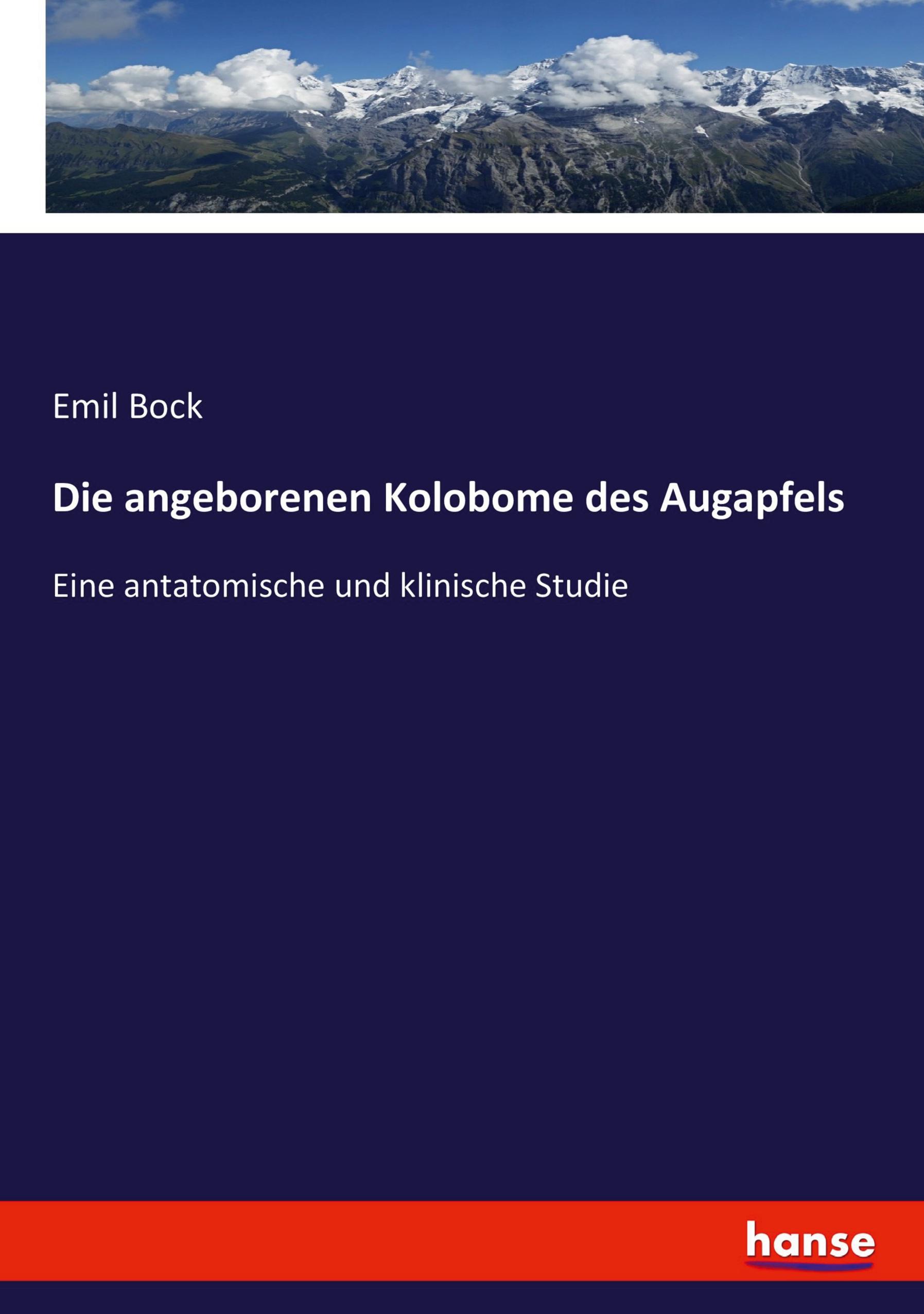 Vorderes Coverbild Die angeborenen Kolobome des Augapfels