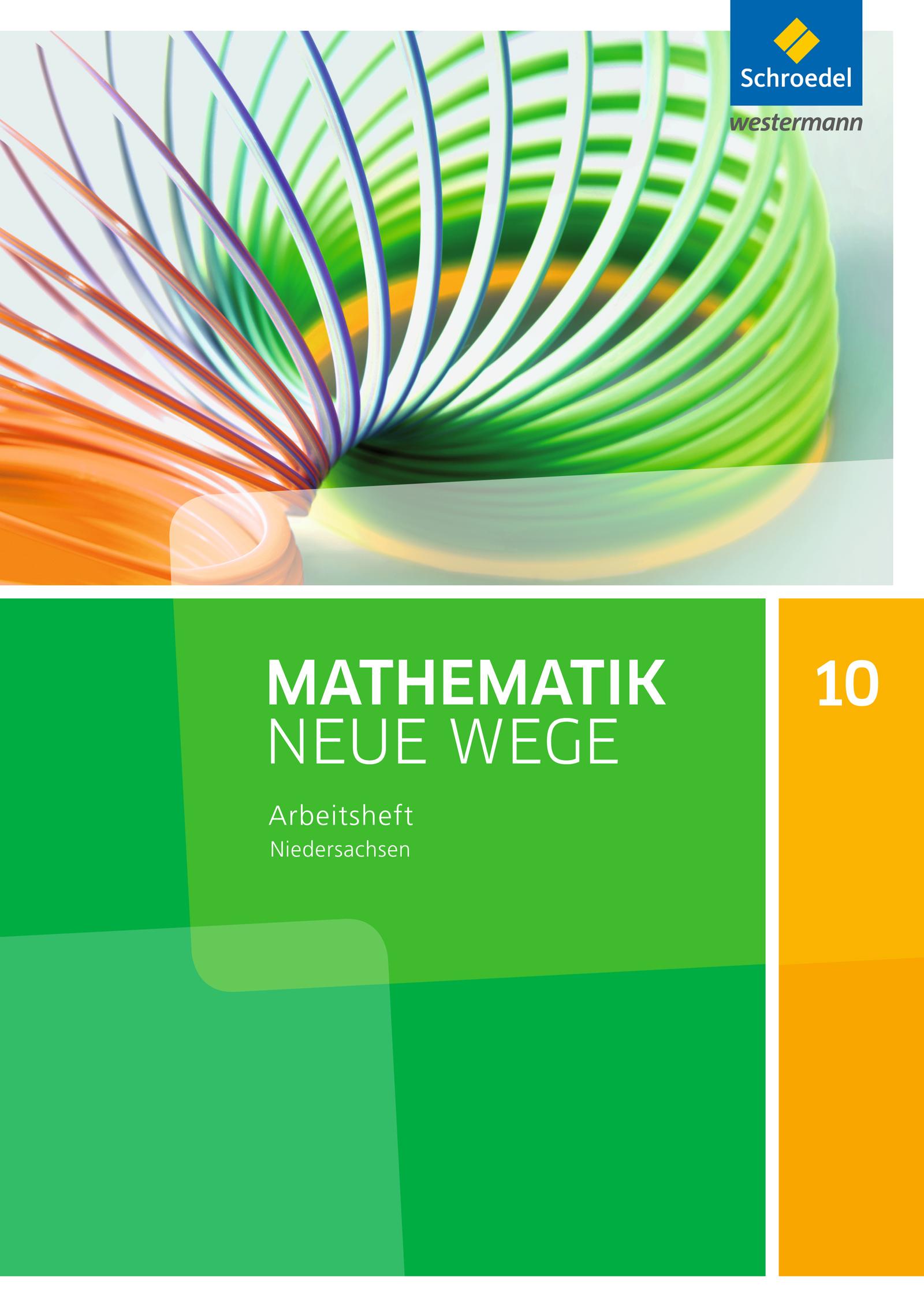 Vorderes Coverbild Mathematik Neue Wege 10. Arbeitsheft. S1. G9. Niedersachsen