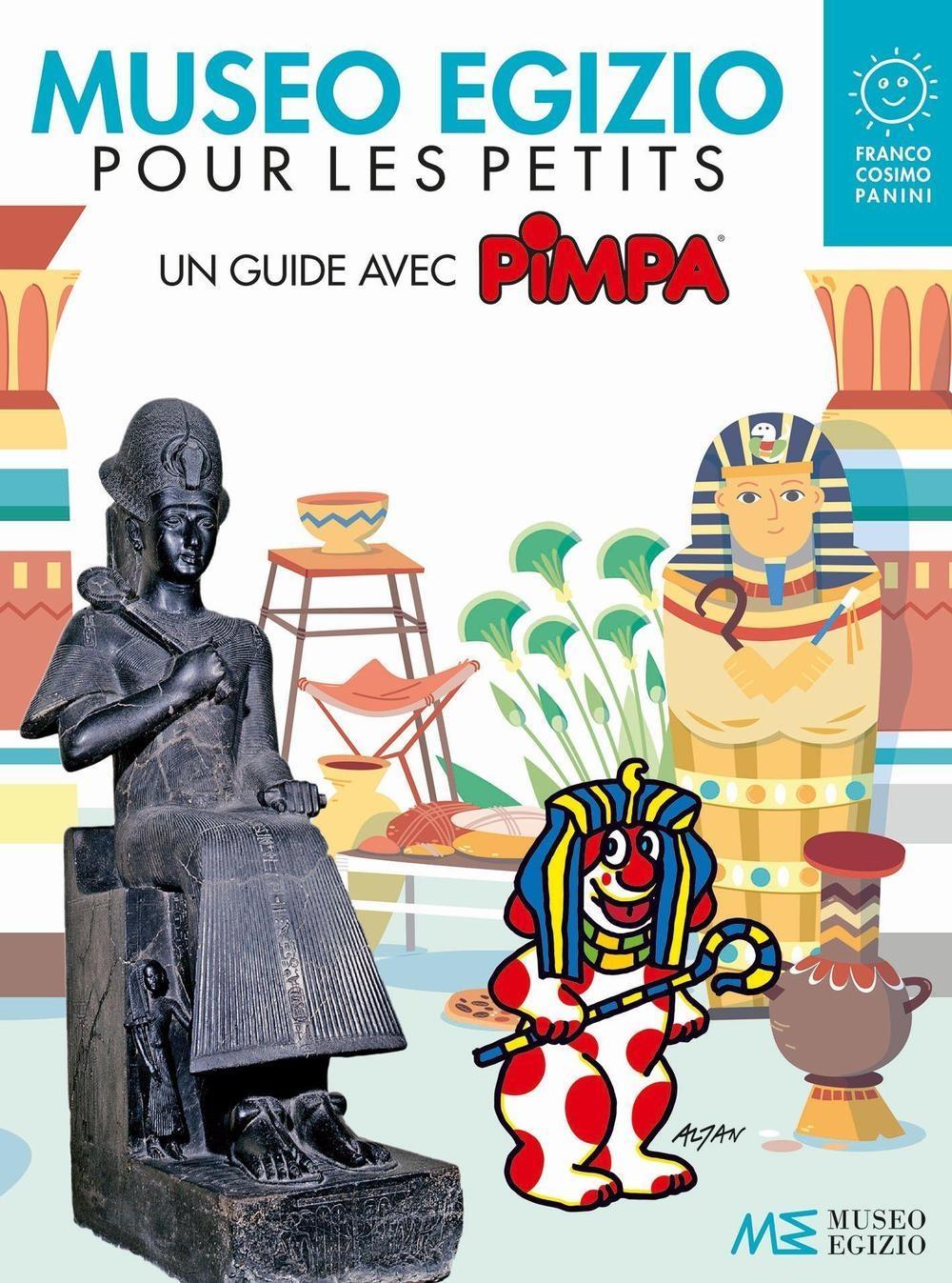 Vorderes Coverbild Museo egizio pour les petits. Un guide avec Pimpa. Musei in gioco