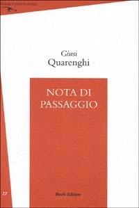 Vorderes Coverbild Nota di passaggio