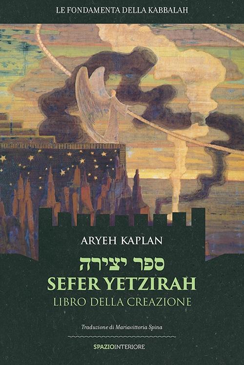 Vorderes Coverbild Sefer Yetzirah. Libro della creazione