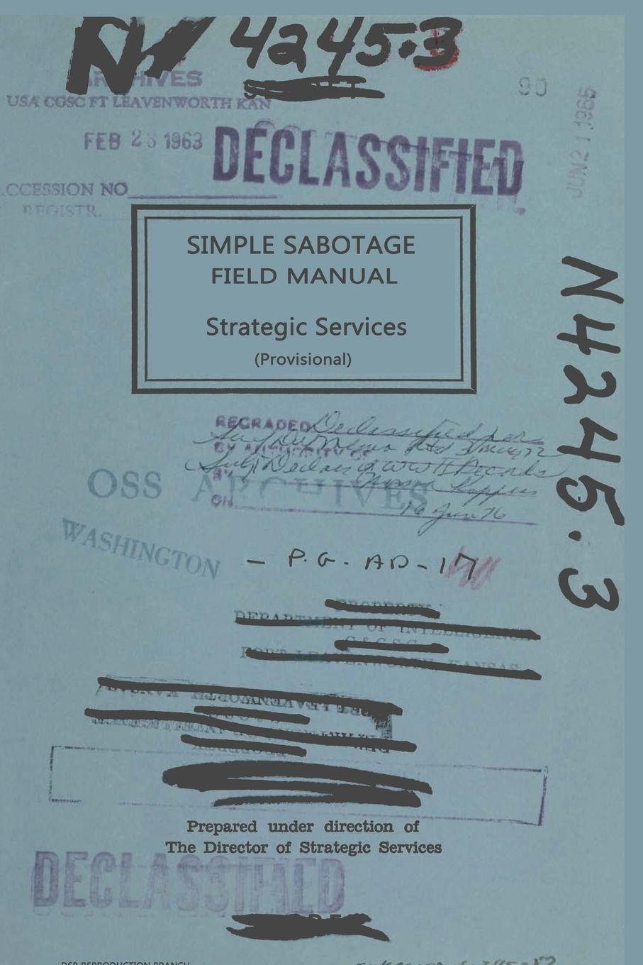 Vorderes Coverbild Simple Sabotage Field Manual